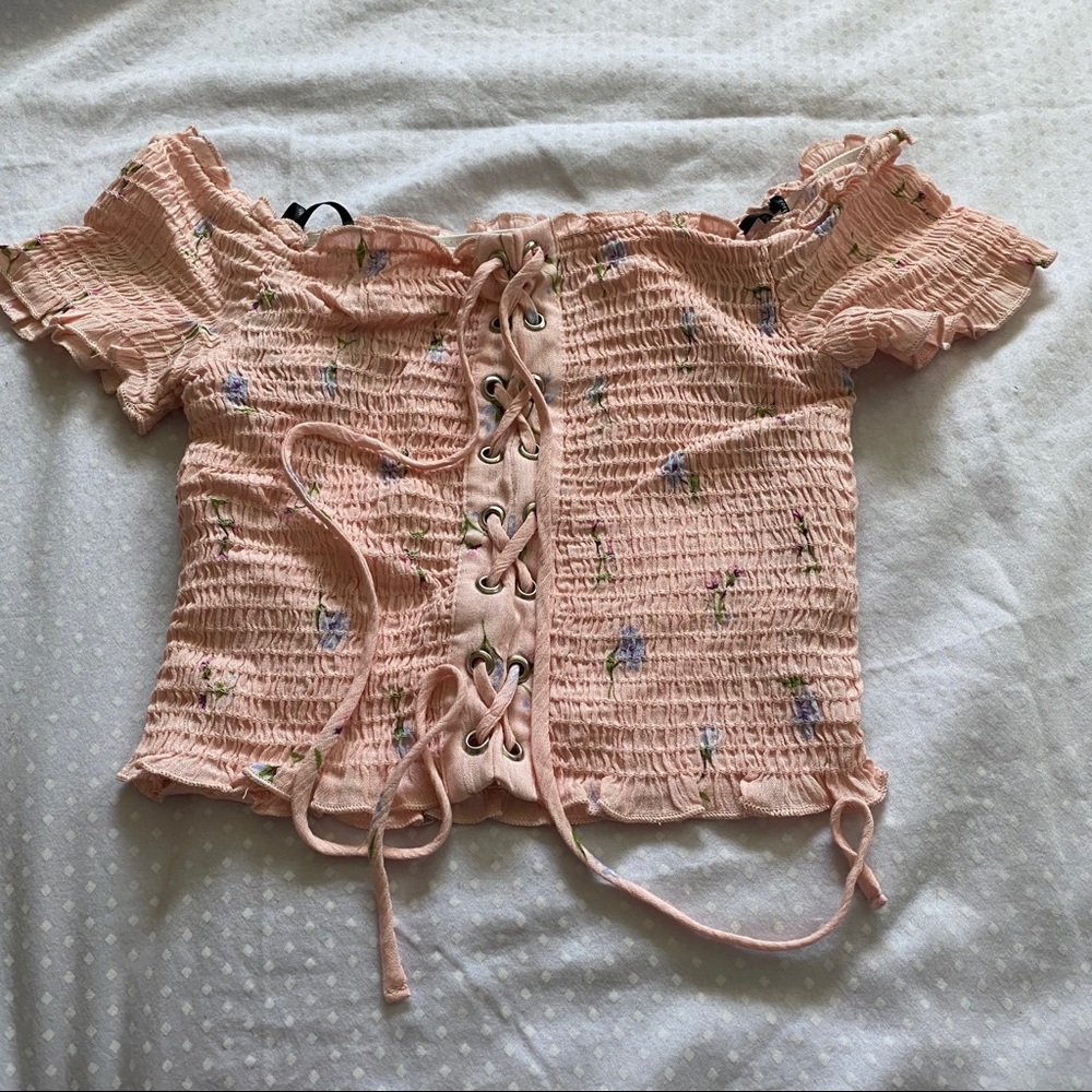 Pink Crop Top